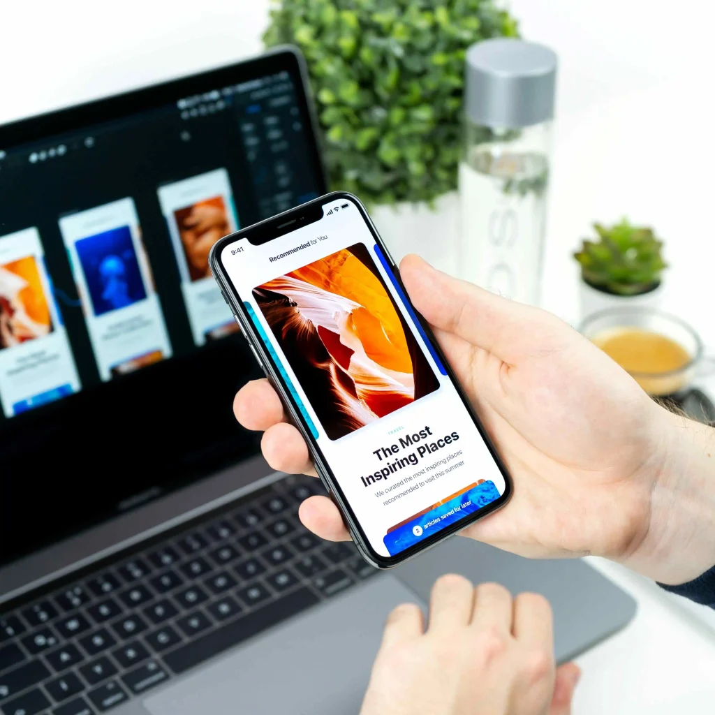 Interface mobile responsive optimisée pour l'UX et le SEO